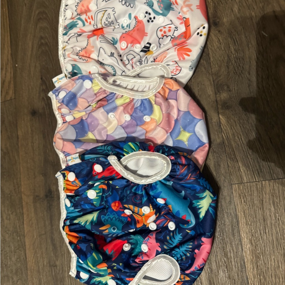 Vibrant Kids Diaper Covers Set - Multicolor